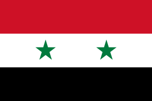 La bandiera della Siria