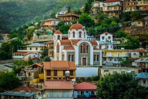 Una veduta dall'alto di Cipro