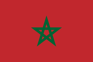 La bandiera del Marocco