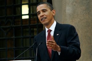 Obama alla cena dei corrispondenti