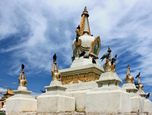 Il Monastero di Gandantegchinlen Khiid in Mongolia