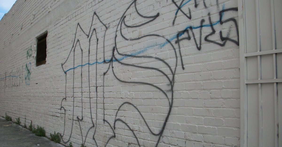 Il murales di una gang