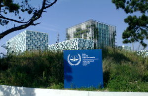 Una foto della Corte Penale Internazionale, tribunale che si occupa di crimini contro l'umanità, tra cui quelli commessi in Sudafrica