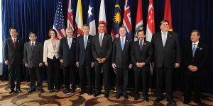 Una foto dei leader del tpp, il Trans-Pacific Strategic Economic Partnership Agreement