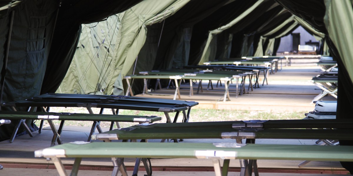 Una foto di una campo di Nauru, di cui, nei Nauru files, furono documentate le atrocità