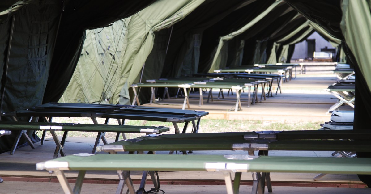 Una foto di una campo di Nauru, di cui, nei Nauru files, furono documentate le atrocità