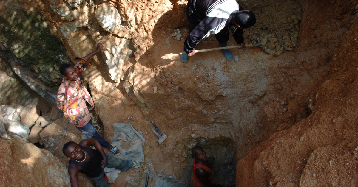 Una miniera in Congo