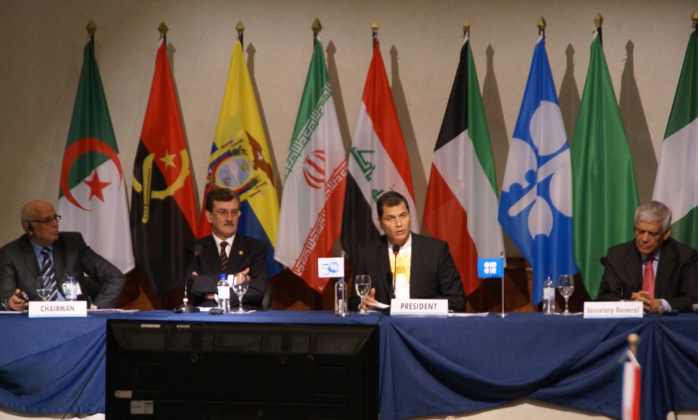 La foto della riunione dell'OPEC del 11 dicembre 2010