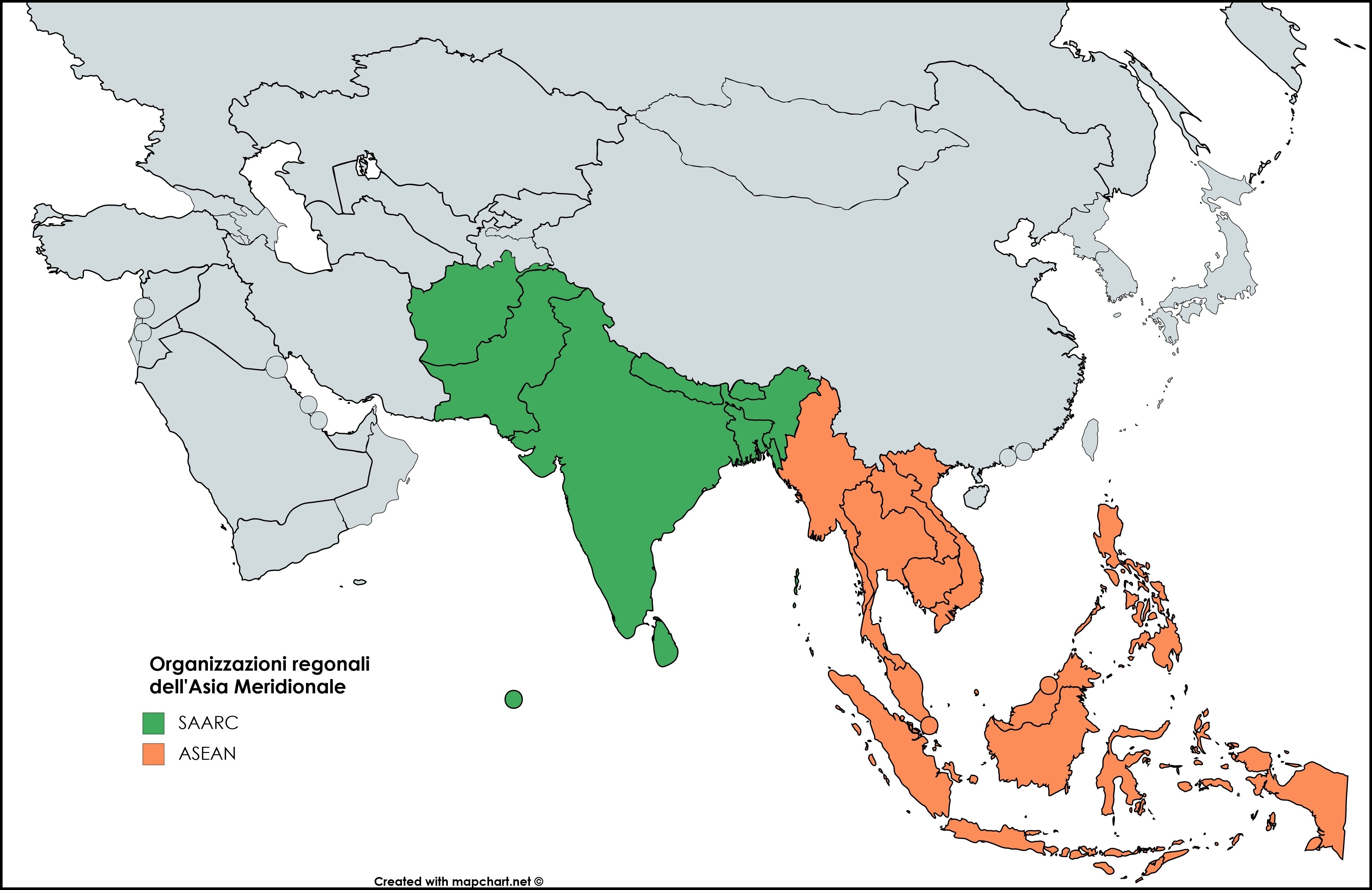 Organizzazioni regonali dell'Asia Meridionale