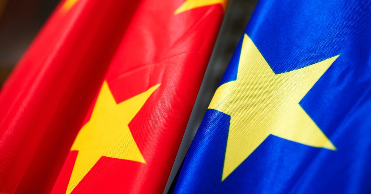 China-EU flag