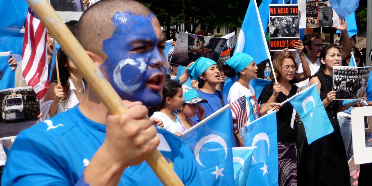 uyghur protest