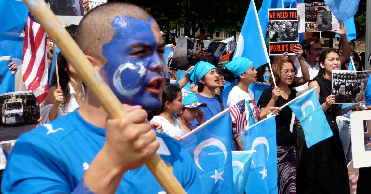 uyghur protest