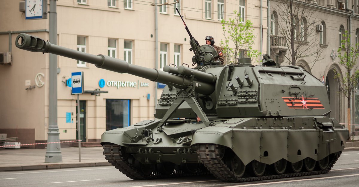 Un carro armato a Kaliningrad