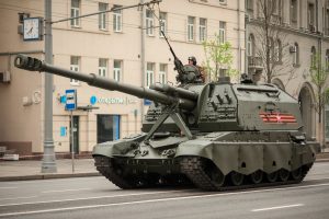 Un carro armato a Kaliningrad
