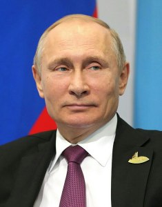 un primo piano di Putin