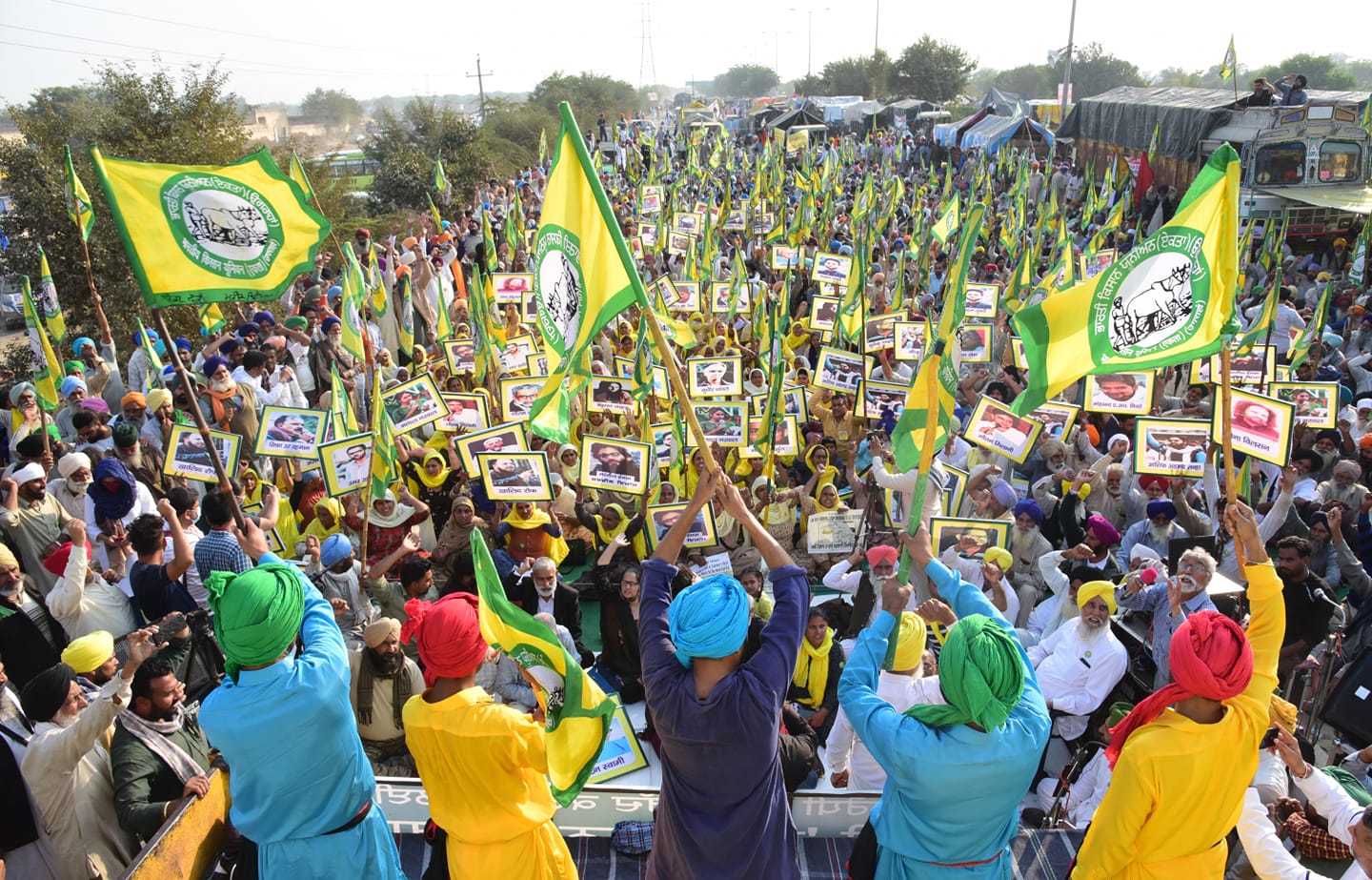 Le proteste degli agricoltori in India
