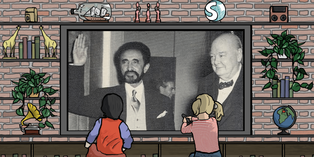 L'Imperatore dell'Etiopia Hailé Selassié