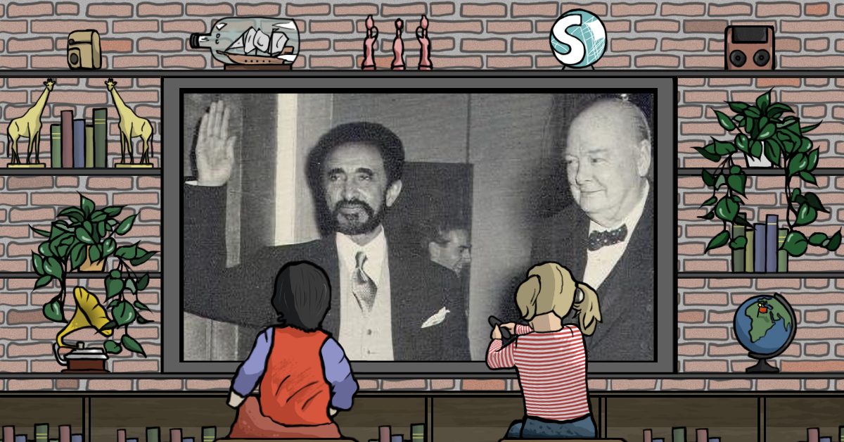 L'Imperatore dell'Etiopia Hailé Selassié