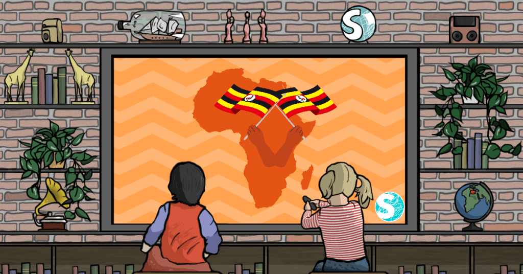 La bandiera dell'Uganda. Scossa, nel 2011, dalla walk to work