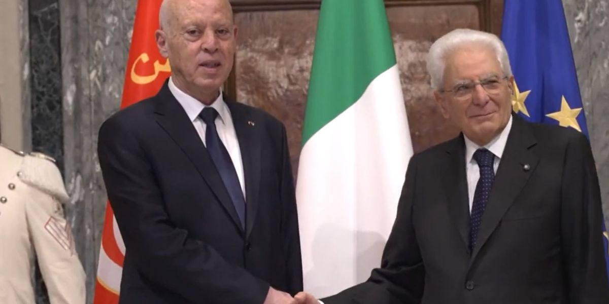 saied tunisia mattarella italia