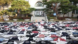Le proteste delle studentesse in Corea del Sud