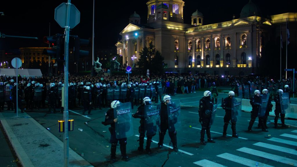 polizia Serbia