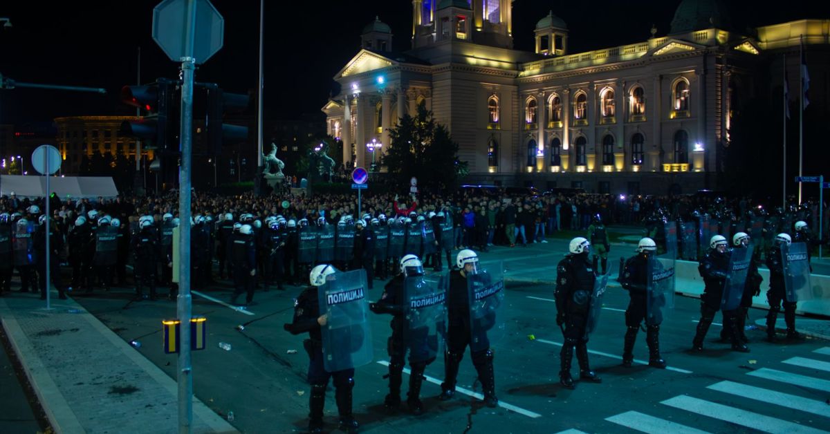 polizia Serbia