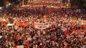 rivoluzione dei fenicotteri, Albania